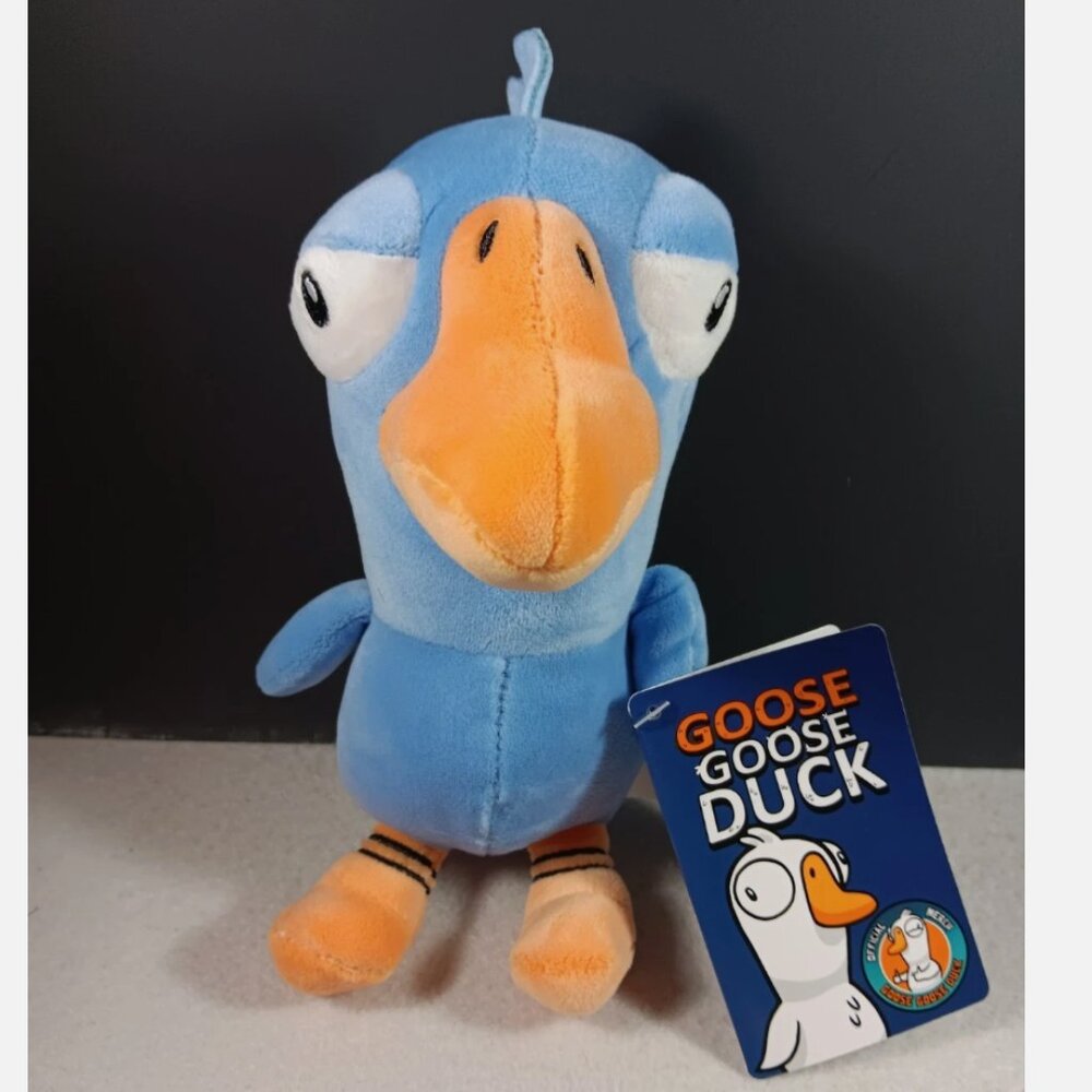 NWT GOOSE GOOSE DUCK Plush Blue - Rare - Kawaii - Toikido - Gaggle Studios